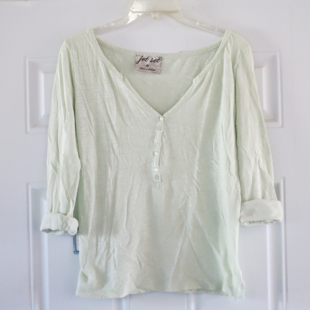 easy fit light green shirt